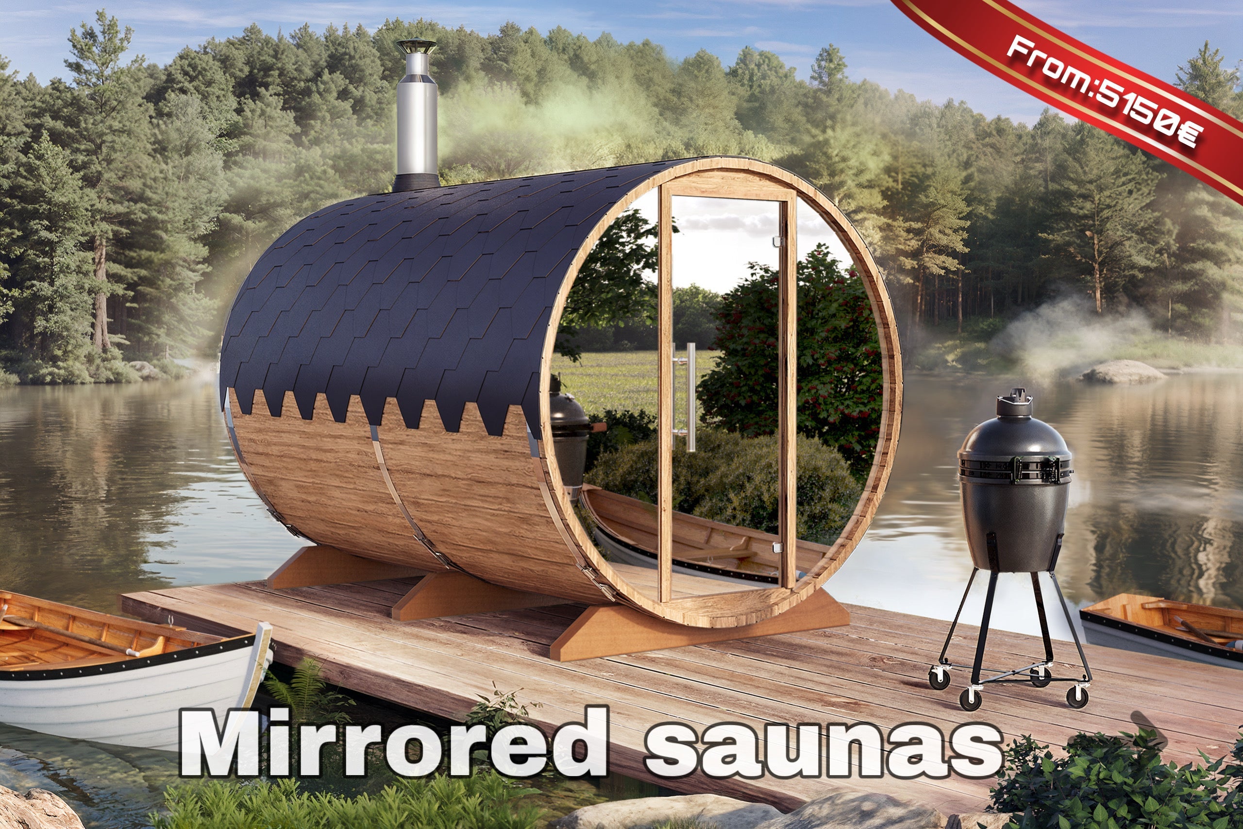 Mirrored Sauna