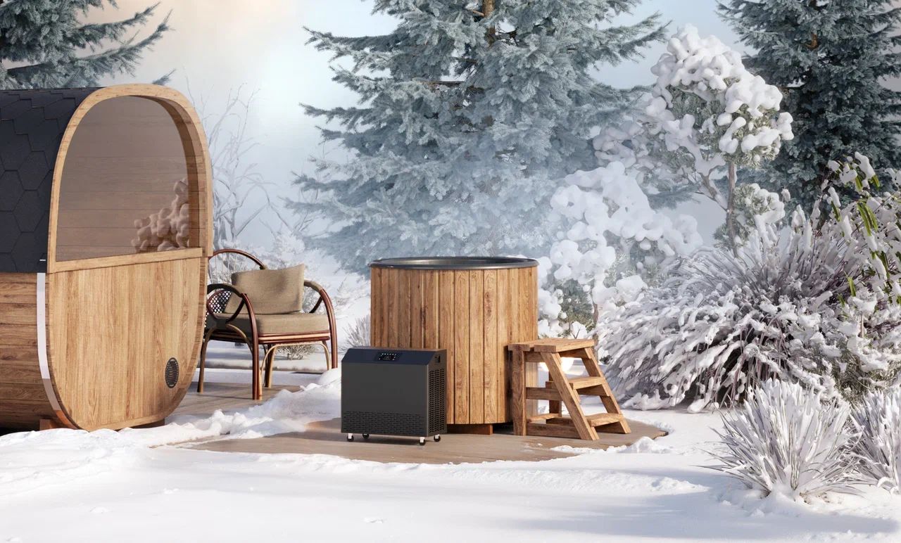 Fiberglass Cold Plunge Tub for One