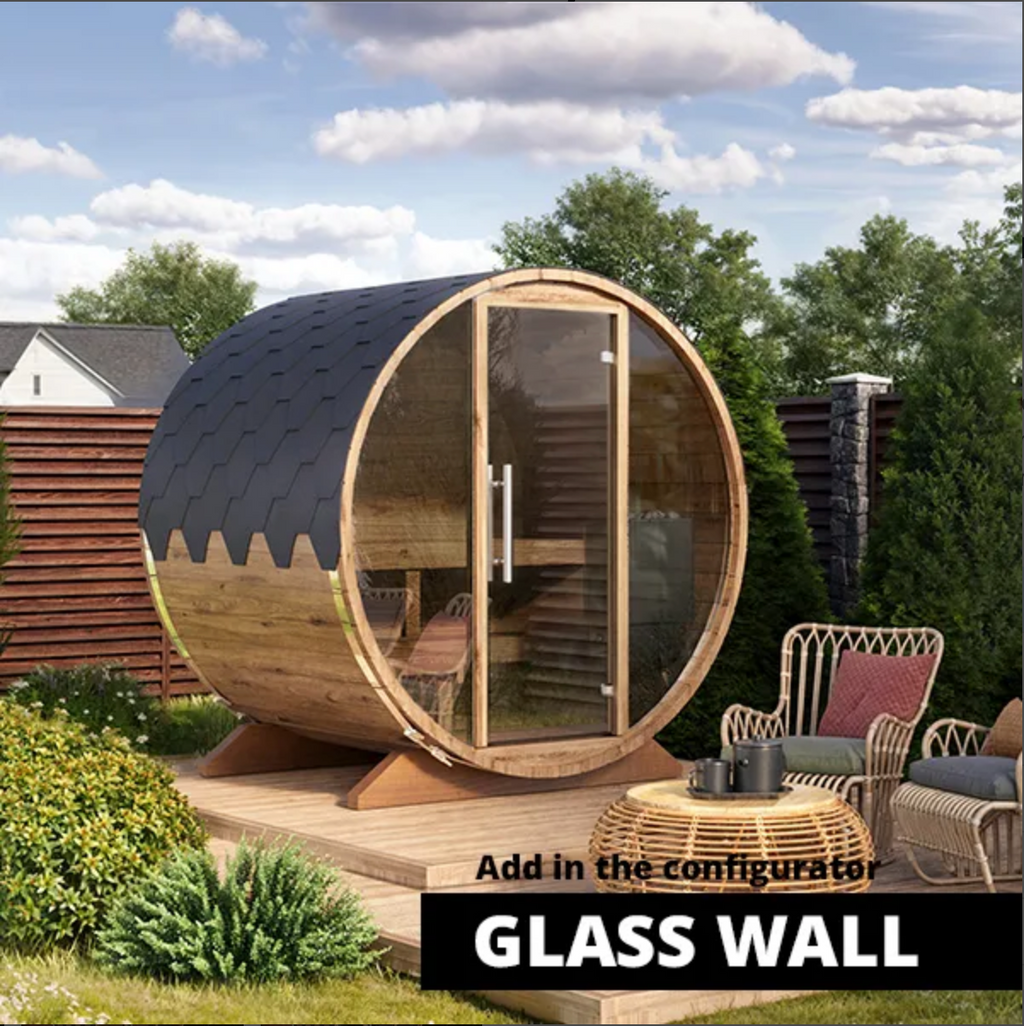 1,6m Outdoor Sauna for 3 persons