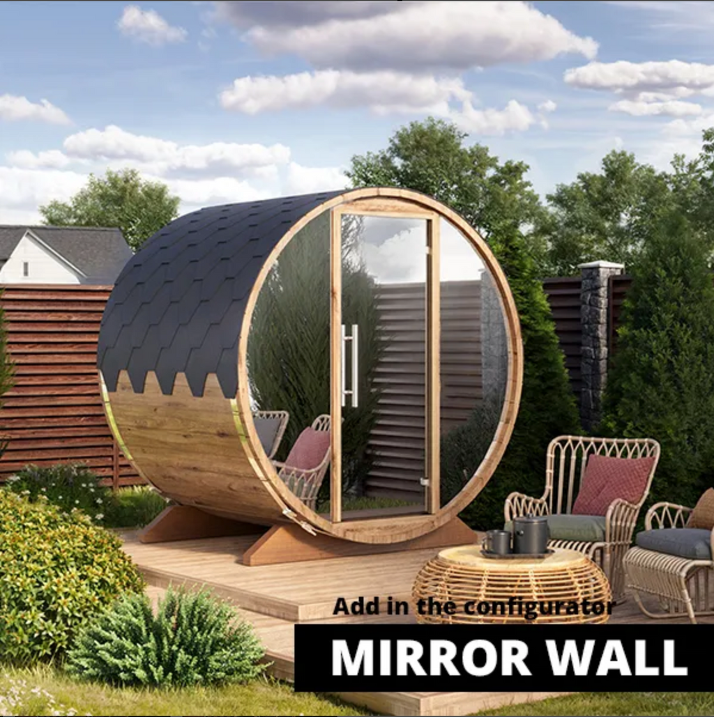 1,6m Outdoor Sauna for 3 persons