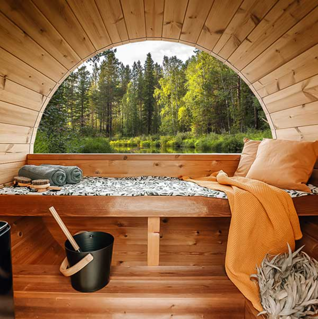 1,6m Outdoor Sauna for 3 persons