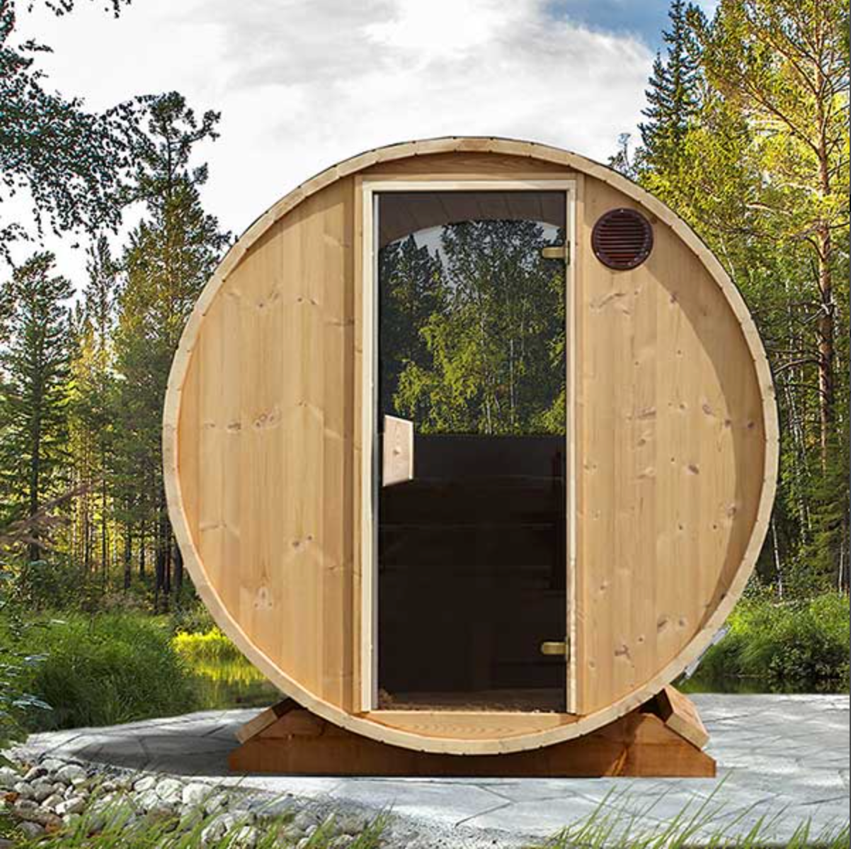 1,6m Outdoor Sauna for 3 persons