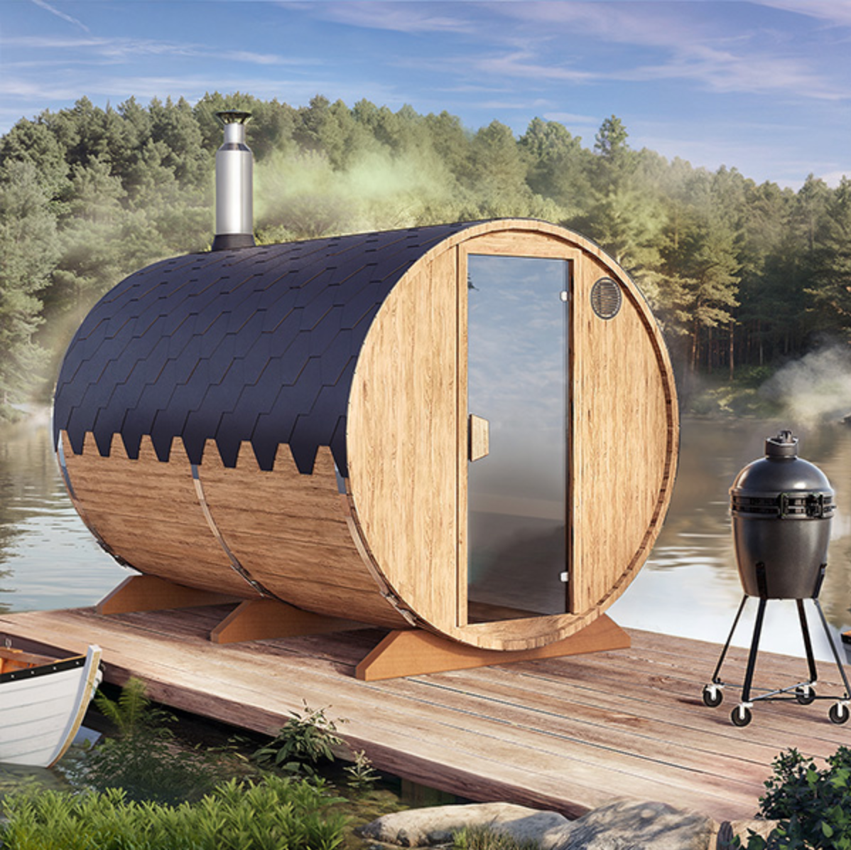 3m for 6 persons Outdoor Sauna