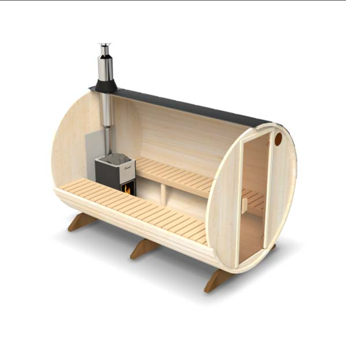 3m for 6 persons Outdoor Sauna