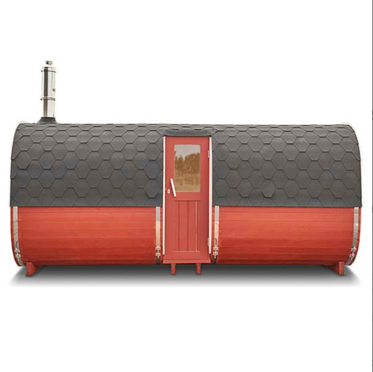 5m Outdoor Sauna for 6 persons with seats or bed