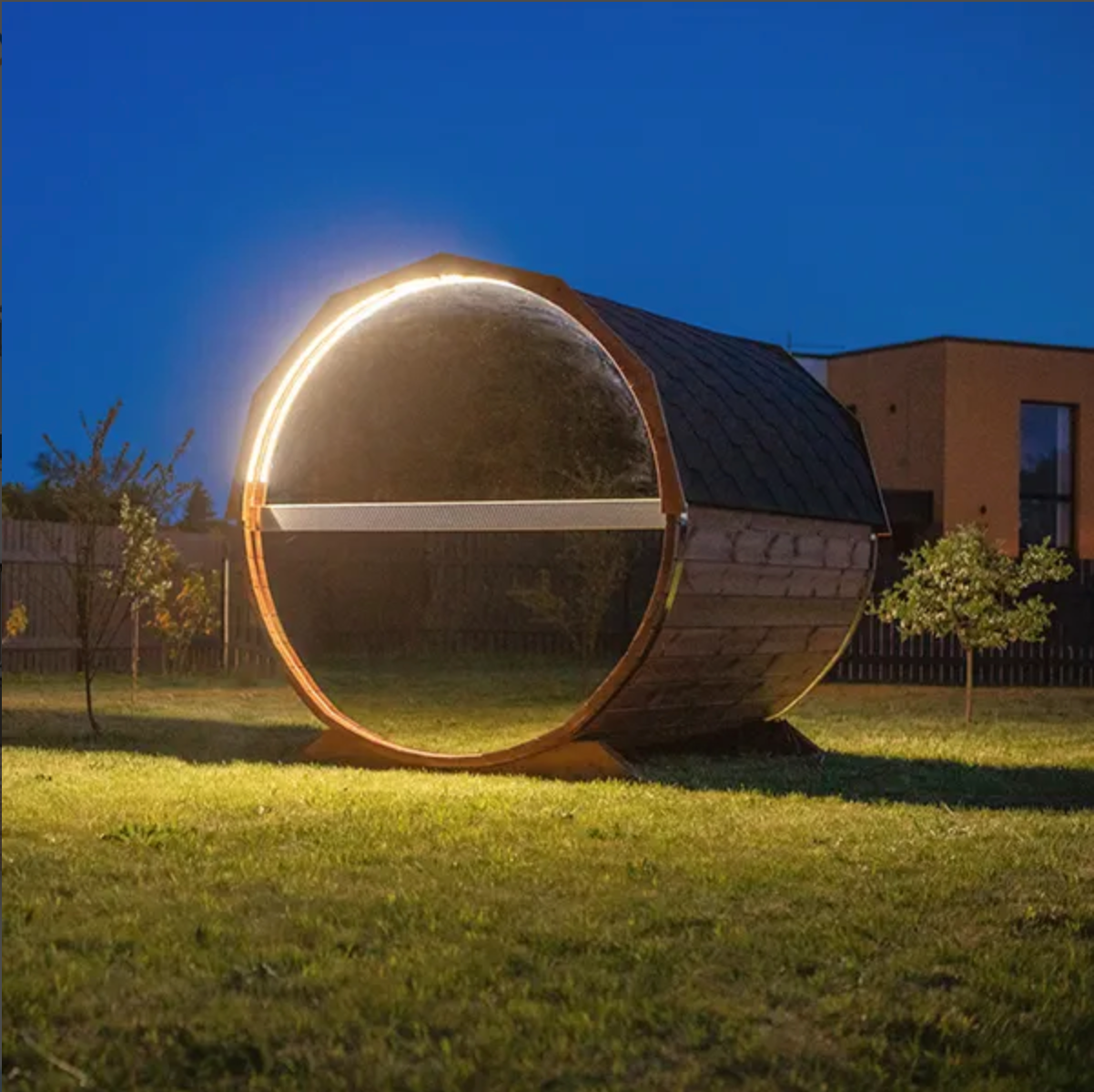 2-2.3m for 4 persons Mirrored Sauna