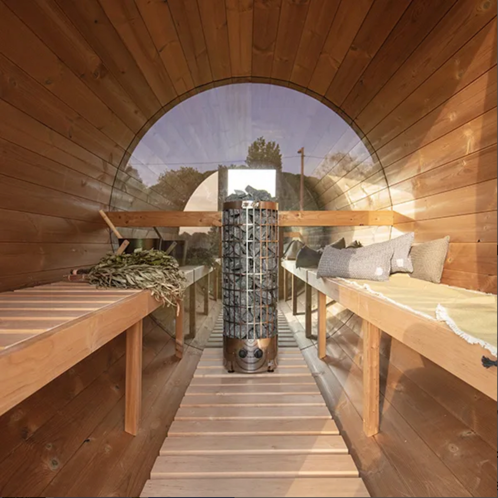 2-2.3m for 4 persons Mirrored Sauna
