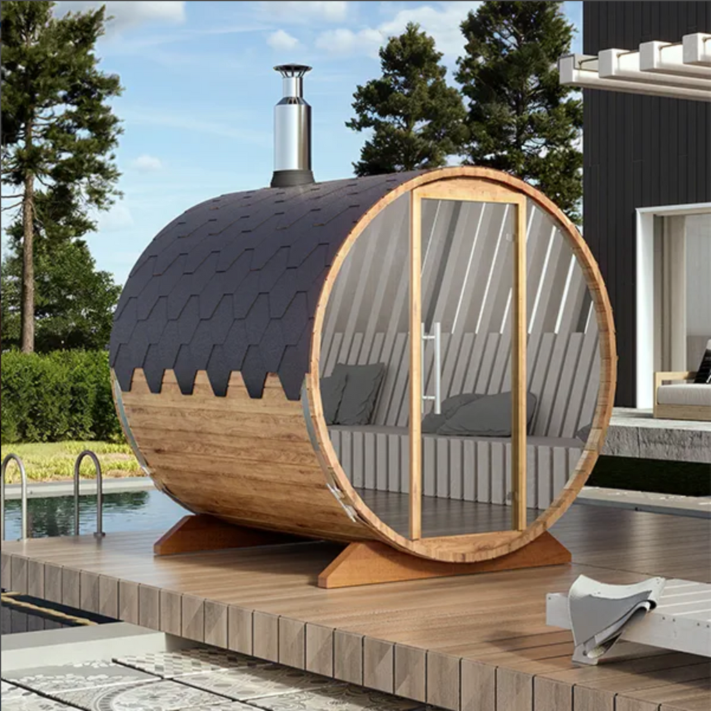 3m for 6 persons Mirrored Sauna