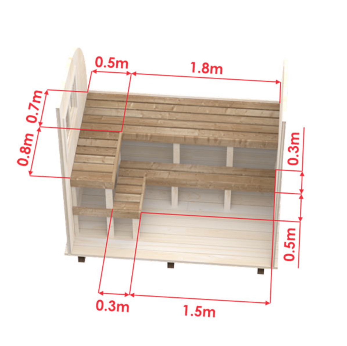 Oval Outdoor Sauna for 6 persons