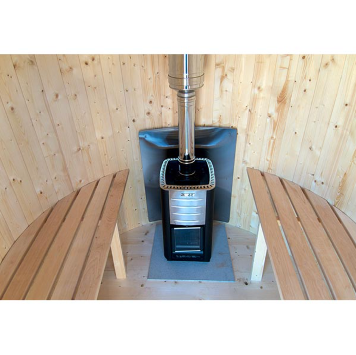 Vertical Outdoor Sauna for 2 persons