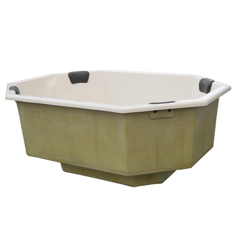 For 9 persons Hot Tub Liner from Fiberglass “Octa” 2,4×1,8m