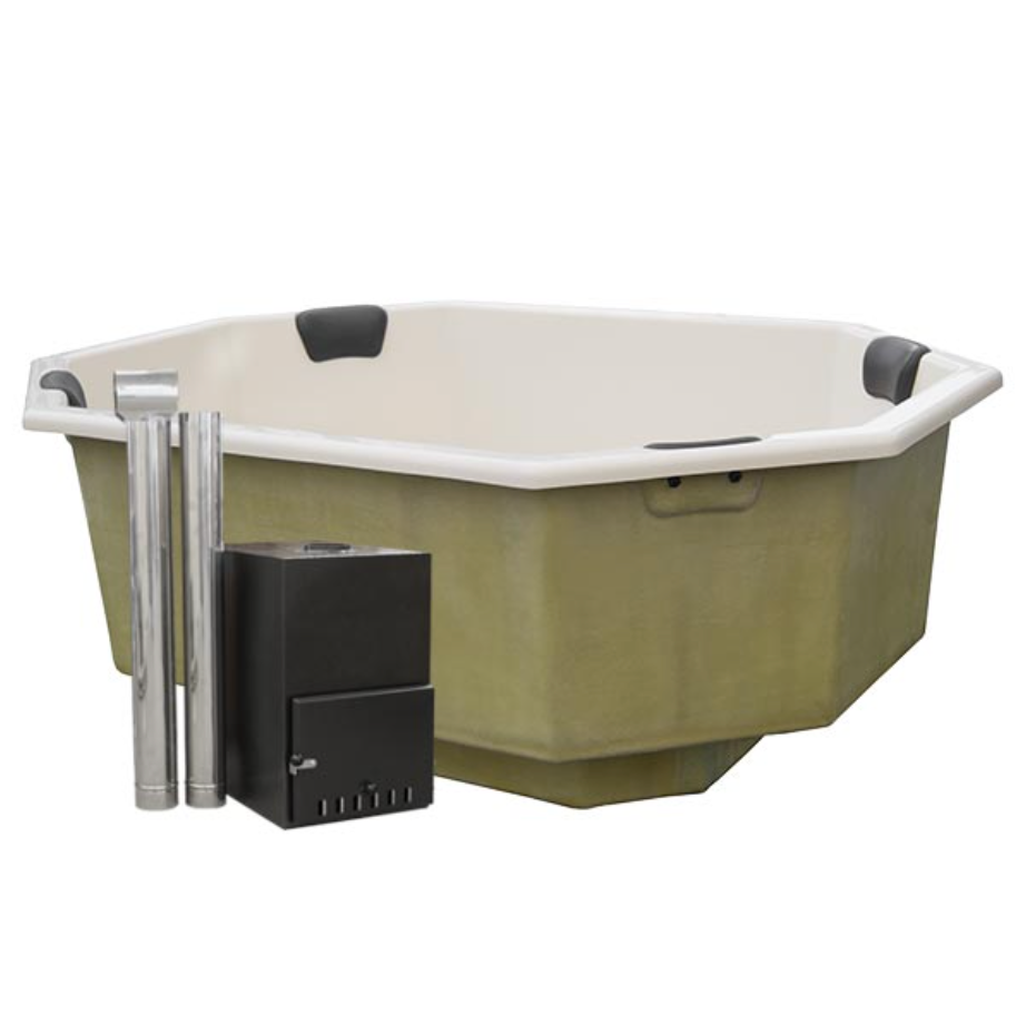 For 9 persons Hot Tub Liner from Fiberglass “Octa” 2,4×1,8m