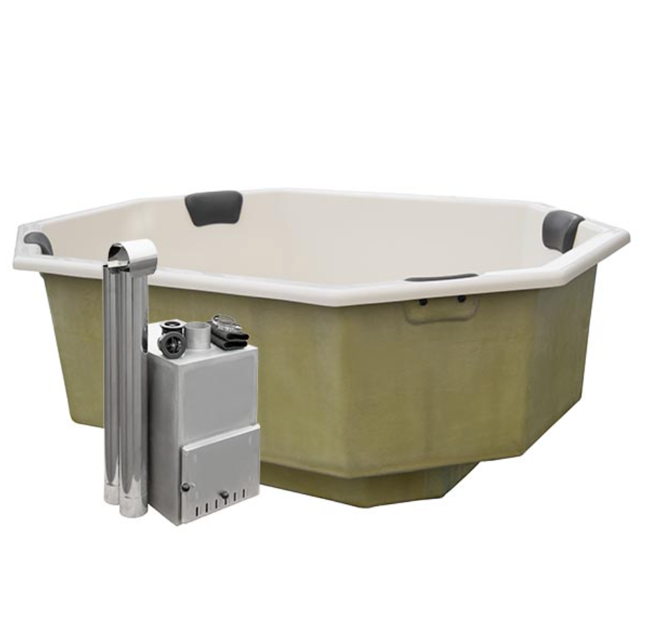 For 9 persons Hot Tub Liner from Fiberglass “Octa” 2,4×1,8m