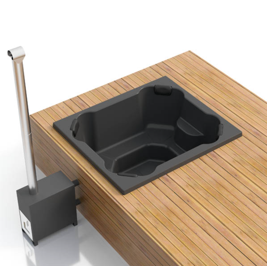 For 8 persons Hot Tub Liner from Fiberglass “Quattro” 2,0×1,7m