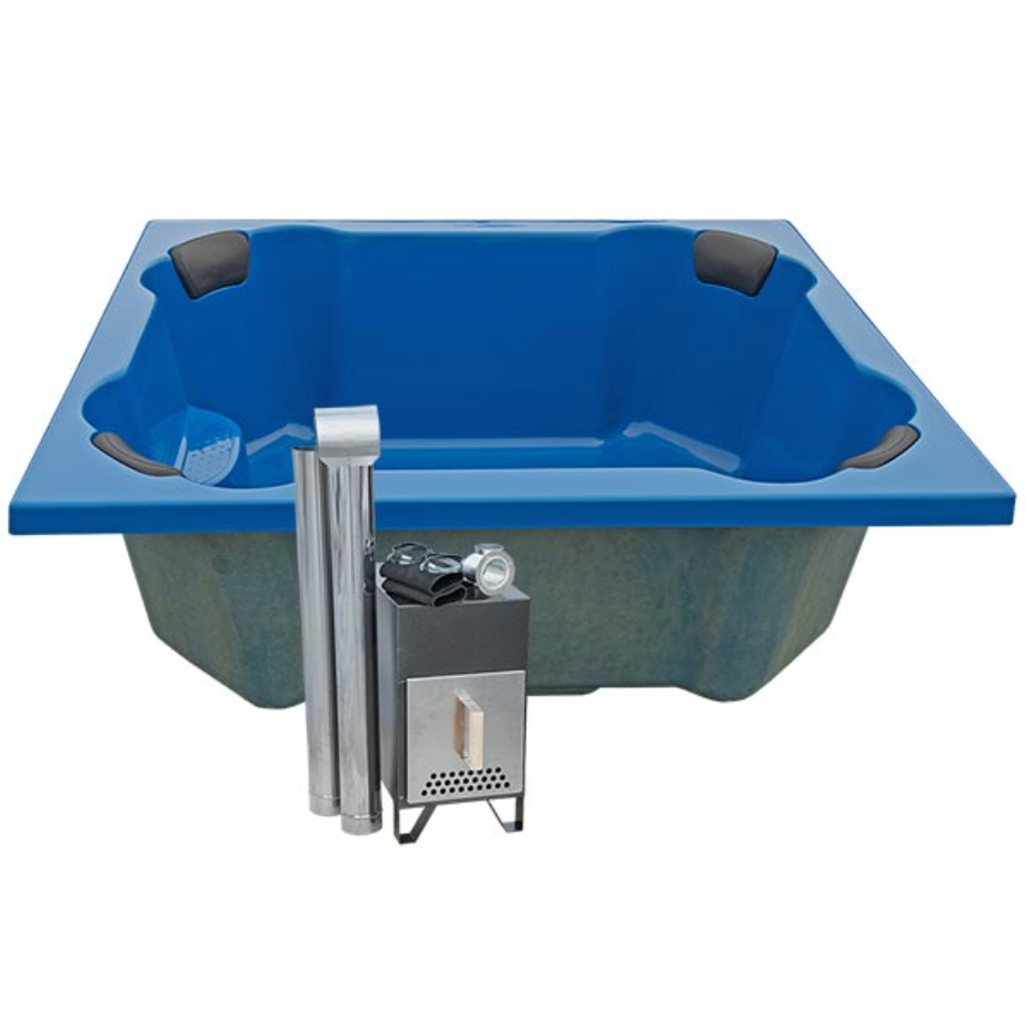 For 8 persons Hot Tub Liner from Fiberglass “Quattro” 2,0×1,7m