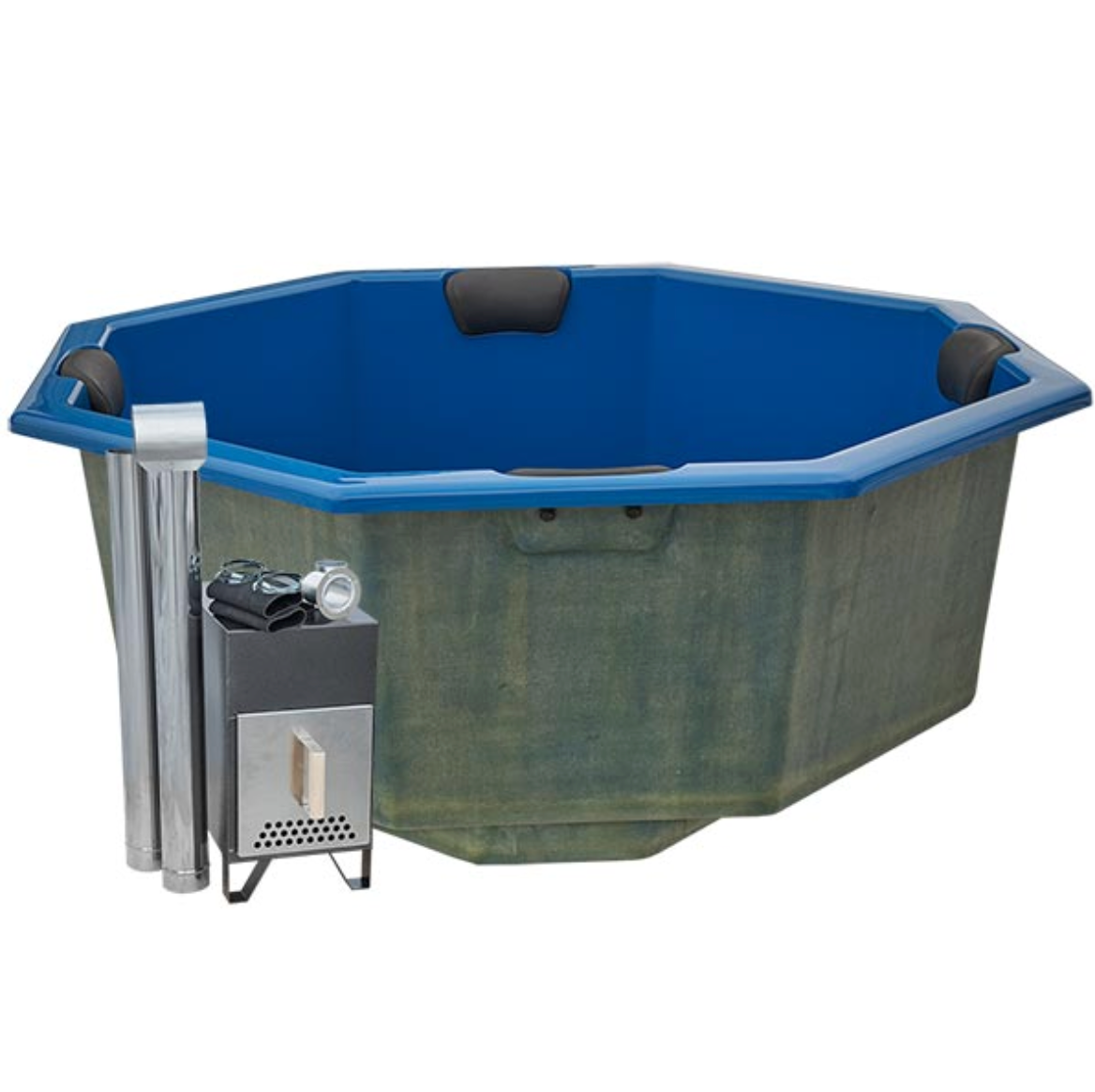 For 7 persons Hot Tub Liner from Fiberglass “Octa” 2,0×2,0m