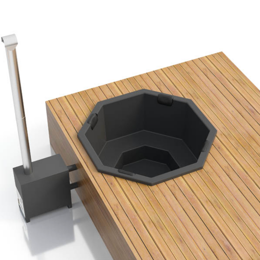 For 6 persons Hot Tub Liner from Fiberglass “Octa” 1,8×1,8m