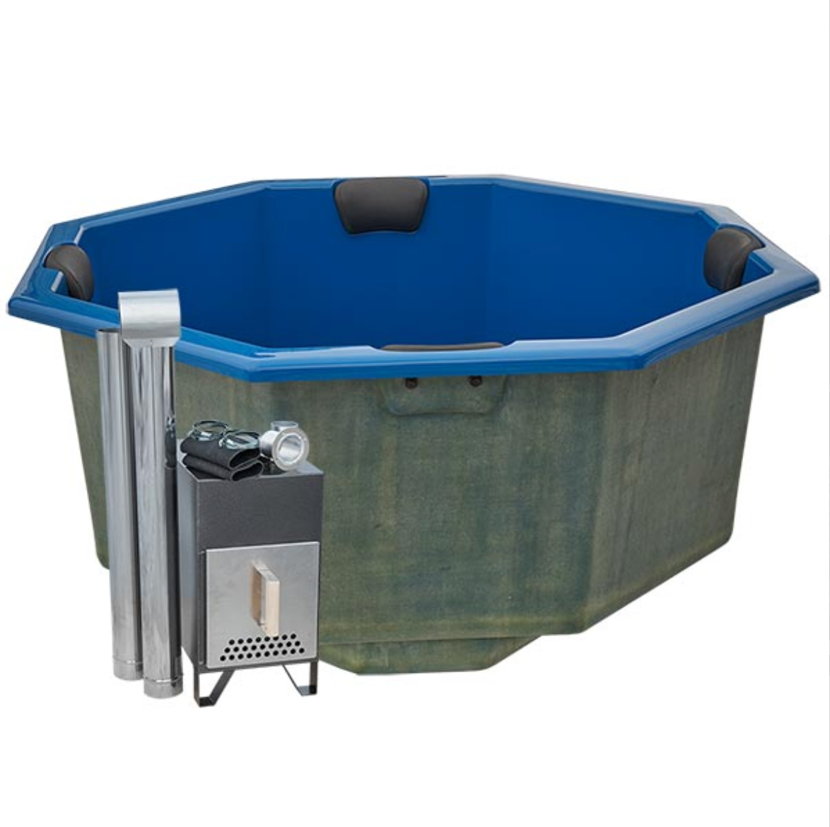 For 6 persons Hot Tub Liner from Fiberglass “Octa” 1,8×1,8m