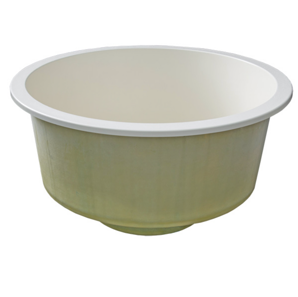 For 4 persons Hot Tub Liner from Fiberglass with an Outside Heater “Round” 1,8m