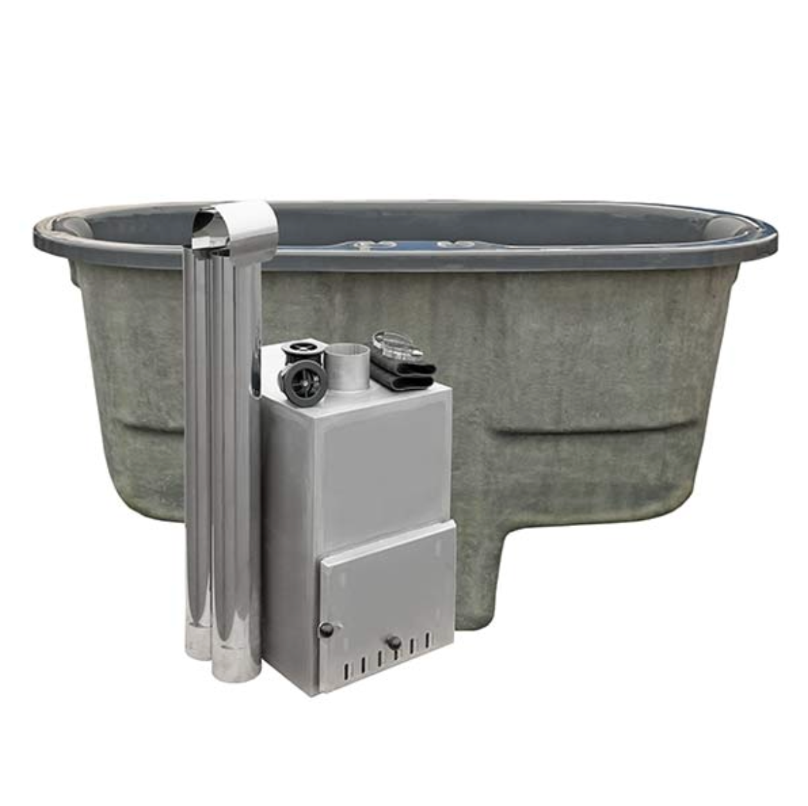 For 2 persons Hot Tub Liner from Fiberglass “Oval” 1,85×0,95m