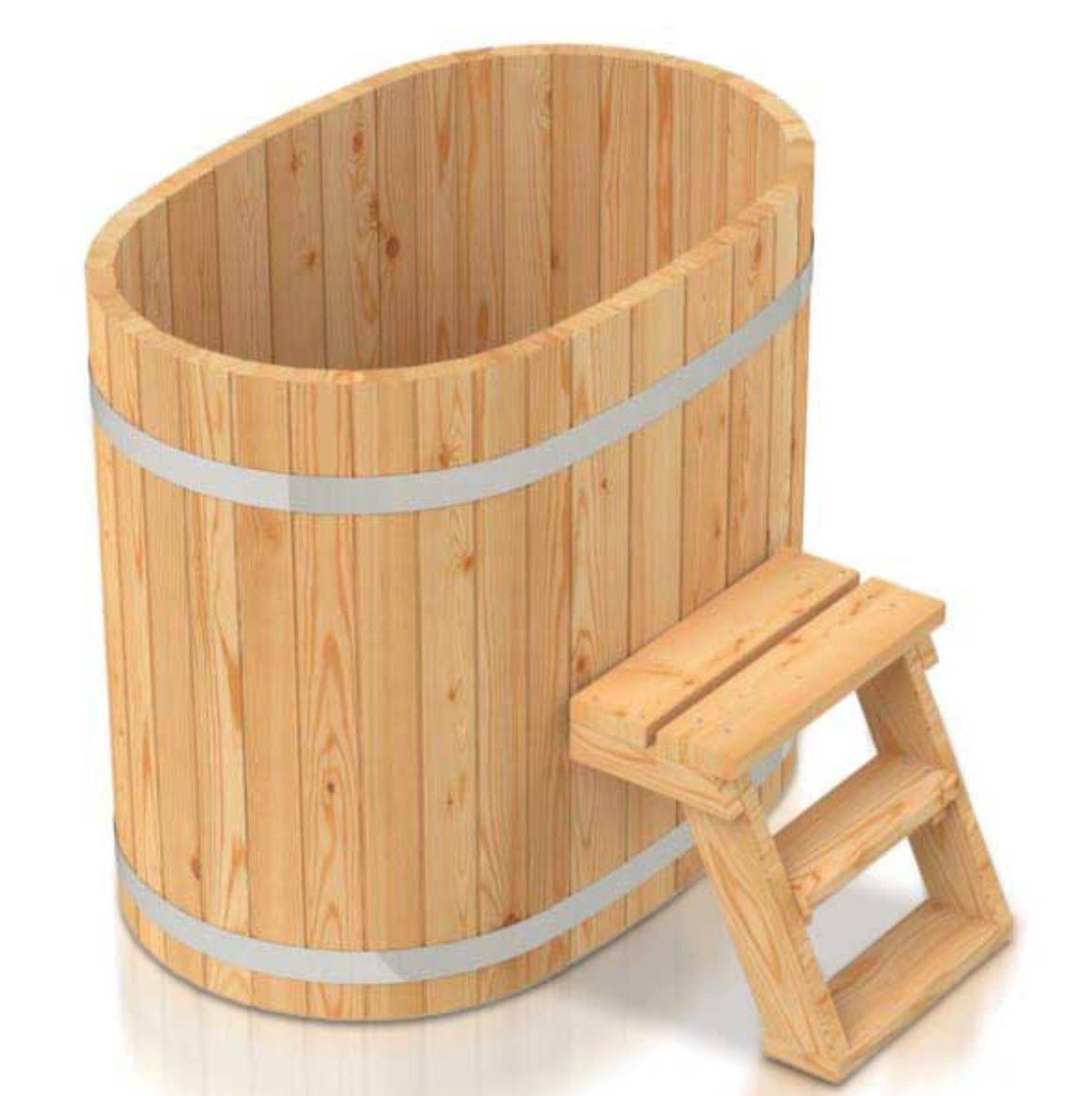 Wooden Hot Tub without Heater