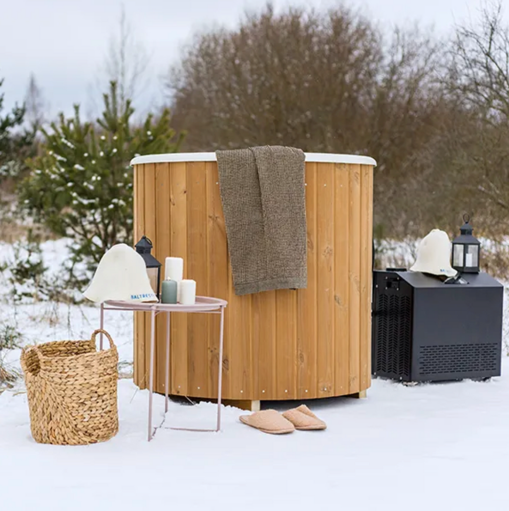 Fiberglass Cold Plunge Tub for One
