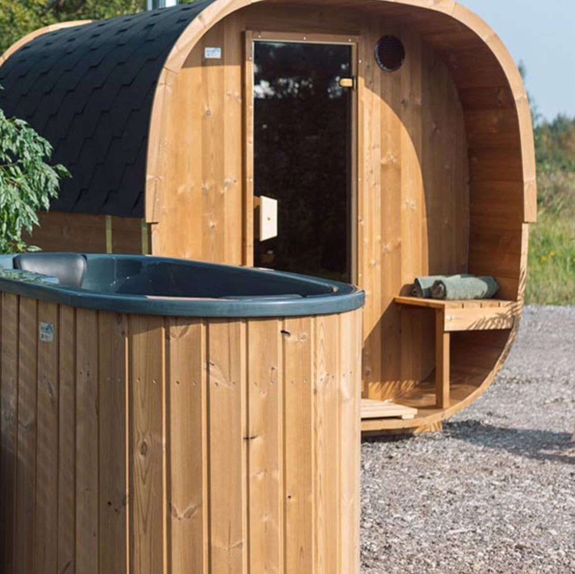 Cold Plunge Tub from fiberglass for 2 persons