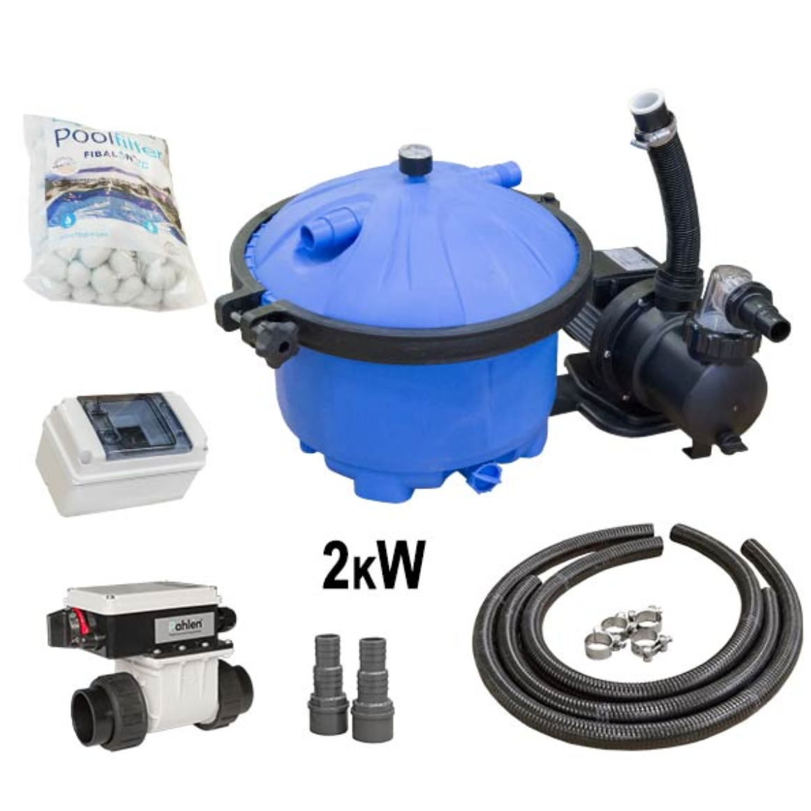 Electric heater 2kW set