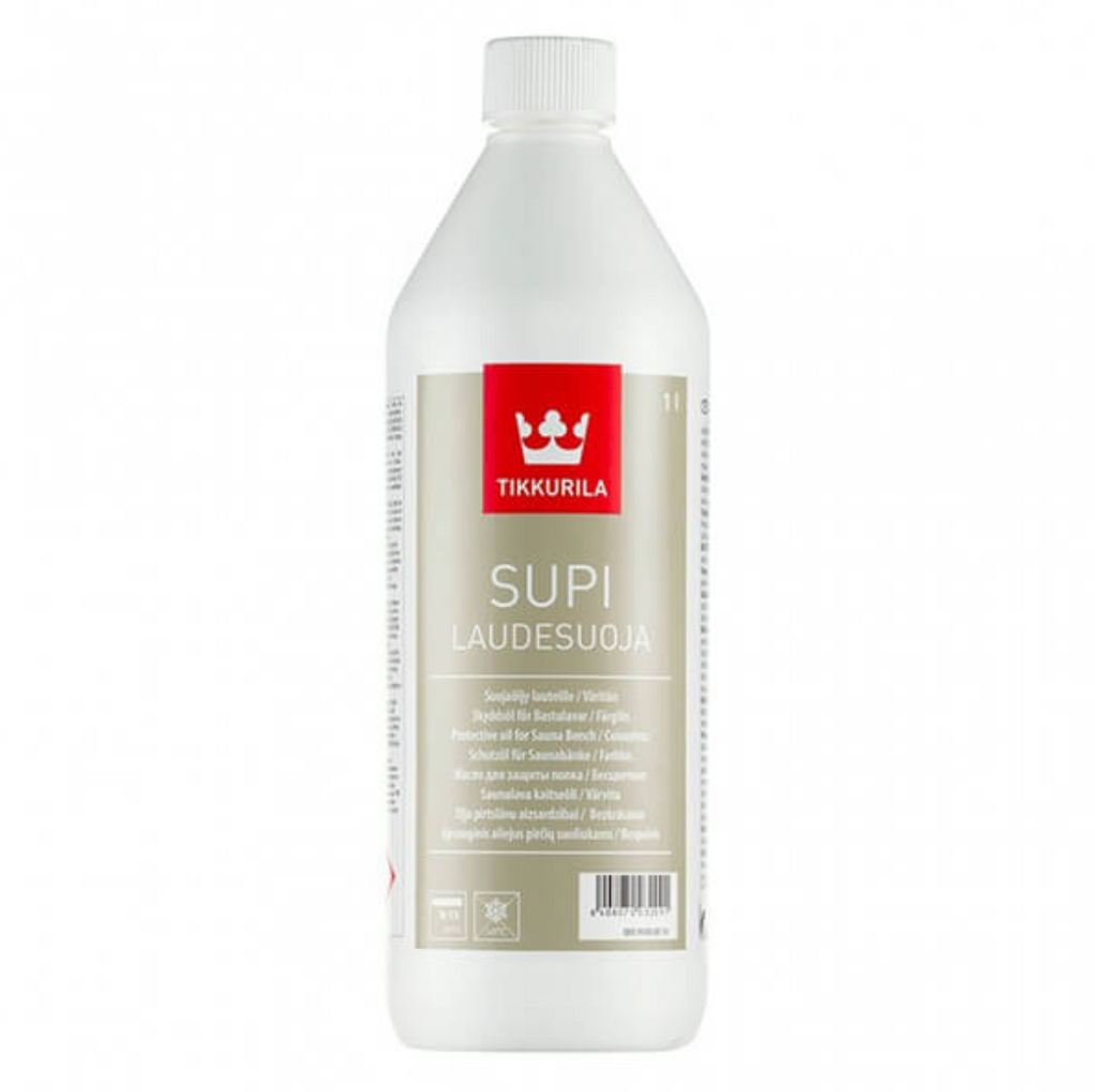 Colorless oil for sauna benches – Supi Laudesuoja 1l