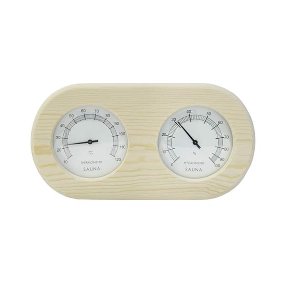 Sauna thermometer-hygrometer