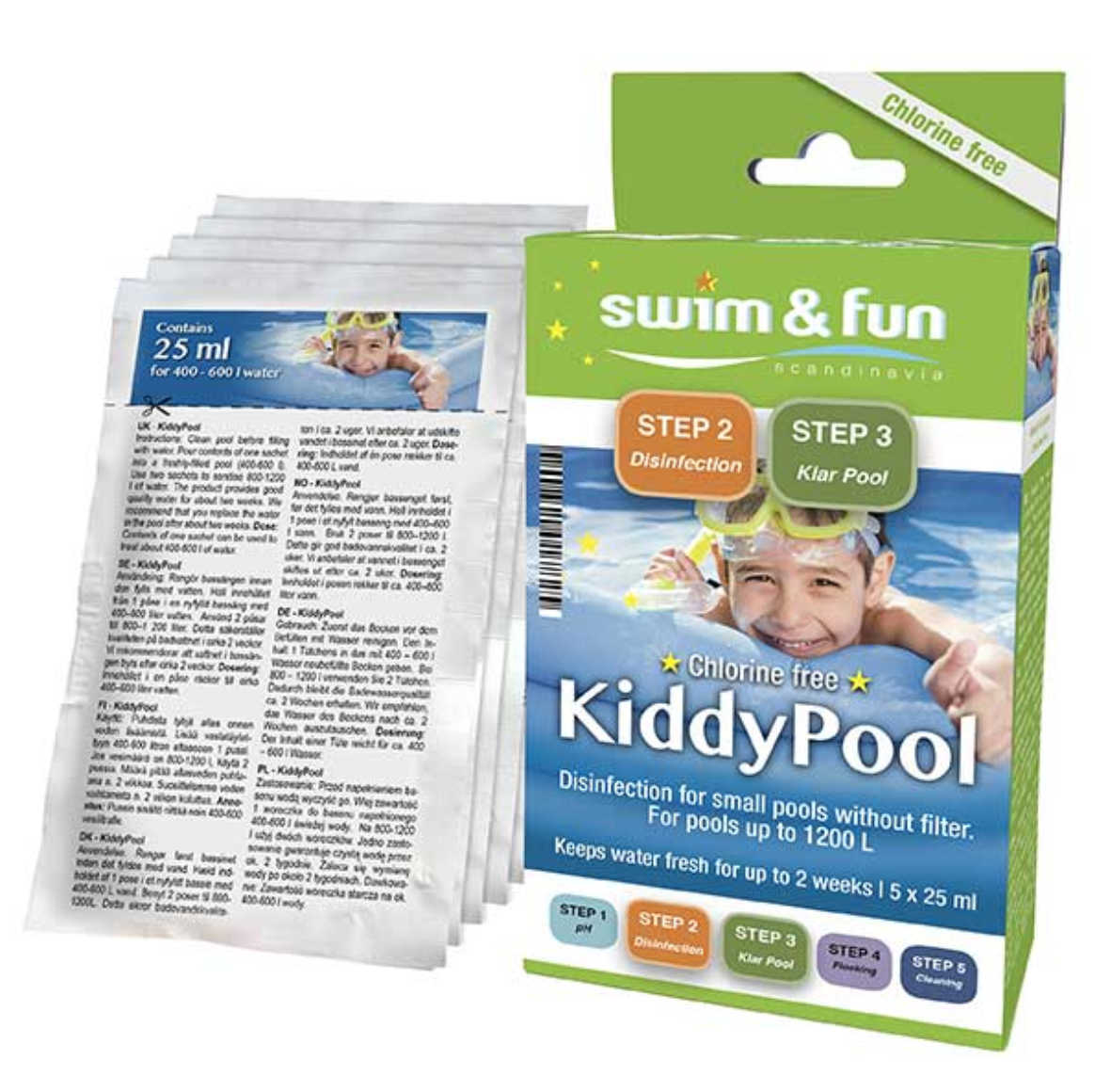KiddyPool Disinfection 5 x 25ml