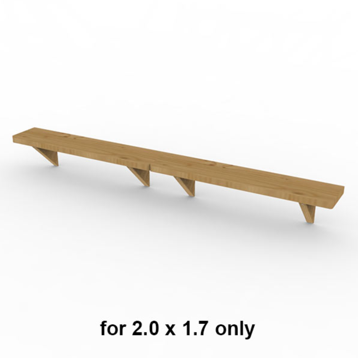 Shelf for Quattro 2.0×1.7m (Thermowood)