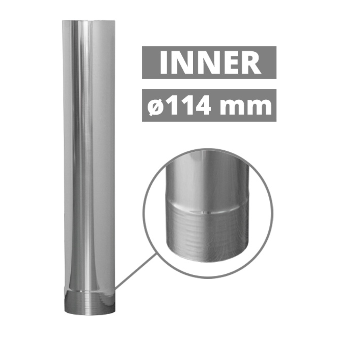 Hot tub chimney, 1 m